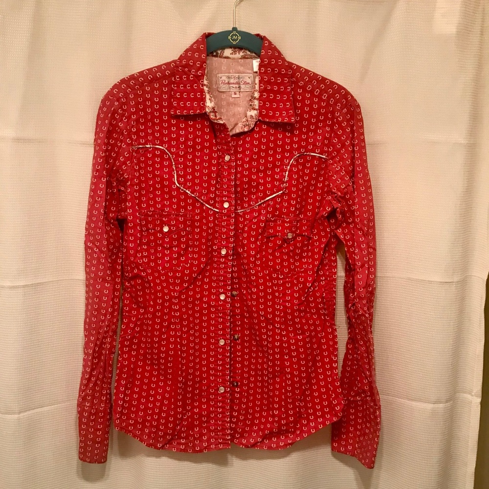 Women’s Red western shirt